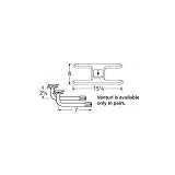 MCM 10101-73702 Stainless Steel H Single Burner