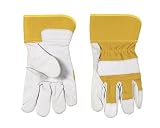 ACE TRADING-GLVS PAKISTAN 1861STRP=LM WOMENS GOATSKIN LEATHER PALM GARDEN GLOVES (PACK OF 6)