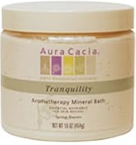 Tranquility Salt ( Mineral Bath Salts ) 16 Oz Jar Aura Cacia