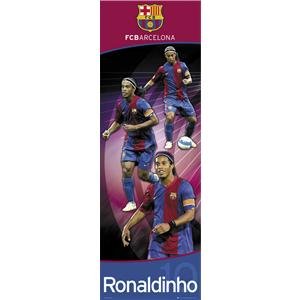 Barcelona Ronaldinho Door Poster image