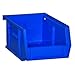 Hang and Stack Bin, 4-3/16in W, 3in H, Blue