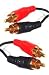 3m TWIN PHONO RCA Cable - Premium Quality / 24k Gold / Male to Male / Left & Right Audio / Stereo / 2RCA / 2xRCA