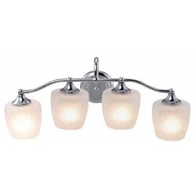Yosemite Home Decor 1031-4CH 26.13-Inch 4-Light Bathroom Vanity, Chrome