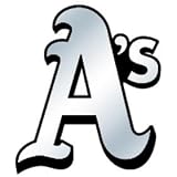 Oakland Athletics Silver Auto Emblem