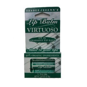 Trader Joe's Virtuoso SPF 15 Spearmint Lip Balm by Trader Joe's
