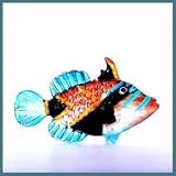Hawaiian Glass Figurine Humu the Trigger Fish