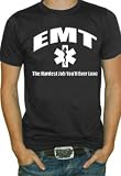 EMT The Hardest Job Mens T-Shirt (Black) #315