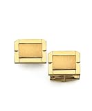 14K Men's Yellow Gold Power Cufflinks
