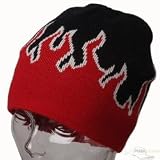 Kendall Drive Flame Beanie (6 Colors Available) - Outdoor Wear -Perfect for Snowboarding, Skiing, Sledding and More