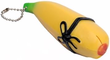 Banana Shaped Key Holder Funny Toy Key Chain Key Ring