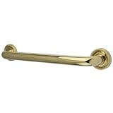 Kingston Brass DR914122 Camelon 12-Inch Grab Bar, Polished Brass