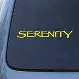 SERENITY - Firefly - Vinyl Decal Sticker #A1435 | Vinyl Color: Yellow