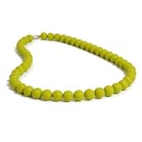 Chewbeads Silicone Rubber Necklace in Chartreuse Green