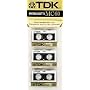 TDK D MC60 - Microcassette - 3 x 60min
