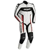 Cortech Latigo RR One-Piece Leather Suit - X-Large/White/Red
