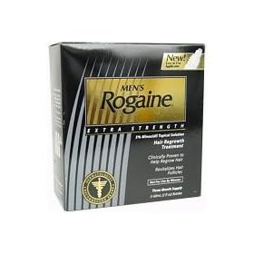 Rogaine For Men, Extra Strength 5% Minoxidil, 3 - 60 mL bottles