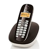 Siemens Gigaset A385 Single Cordless Telephone With Digital Answering Machine Black