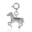 Sterling Silver Polished Horse Novelty Charm