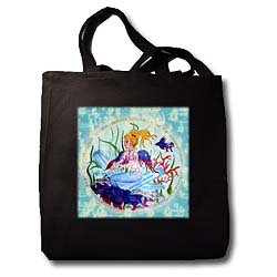 Click here to buy Cindy Thorrington Haggerty Mythical Magical - Aquamarine Dreams - Tote Bags.