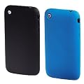 Hama Silikon h�lle f�r Apple iPhone 3G/3GS schwarz/blau