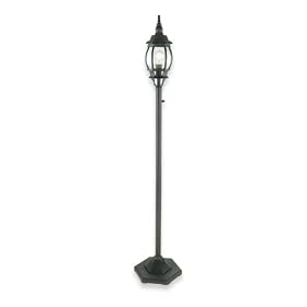 Royce Lighting RL9196BK Outdoor Portable Post Lantern Black with Clear Globe by Royce Lighting