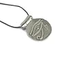 The Eye of Horus Pewter Pendant on Cord Necklace, The Egyptian Collection