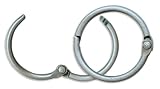 CUSTOM BINDING RINGS SMALL .875 10/PKG-ANTIQUE SILVER