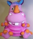 Vo-Toys Latex Stuffed 5.5in Roly Poly Rhino