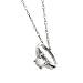 10K WG April Birthstone Small Ring Charm-White Topaz
