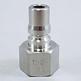 バルブレス中圧用プラグカプラー・ステンレス（オネジ取付用） TS-1PF-SUS