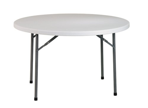 Office Star 48-Inch Round Resin Multipurpose Table