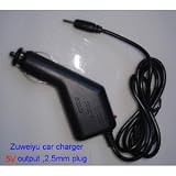 Chargeur de voiture Afunta (tm) (sortie 5V, 2,5 mm fiche) pour 10inch Superpad VI, Touchfly 3 PC Tablet / 7 