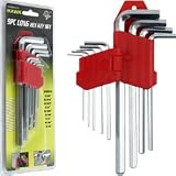 Trademark Tools 9 piece Long Hex Allen Wrench Set. Product Category: Hardware > Hand Tools