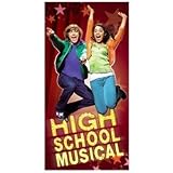 High School Musical Printed Velour Bath Towel