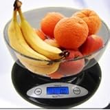 Weighmax Digital Kitchen Scale 11 Lbs. Black