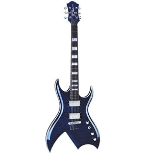 B.C. Rich Masterpiece Bich Electric Guitar - Transparent Blue by 