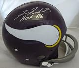Fran Tarkenton Autographed Minnesota Vikings Throwback TK Helmet w/HOF 86