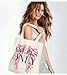 Victoria's Secret Angels Only Wings Canvas Tote Bag