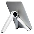 Kickstand Stand Adjustable Handheld Electronics Holder for Apple Ipad, Iphone and other laptop computer below 12"(white)