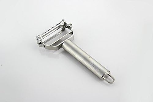 Annic Premium Ultra Sharp Stainless Steel Dual Julienne Peeler and Vegetable Peeler