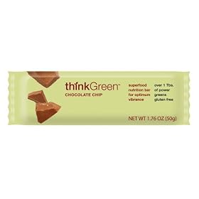 Think Green Superfood Fortifed Energy Bar, Chocolate Chip Bars