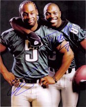 Signed Eagles, Philadelphia (Terrell Owens / Donovan McNabb) 8x10 By Terrell Owens and Donovan McNabb Photo