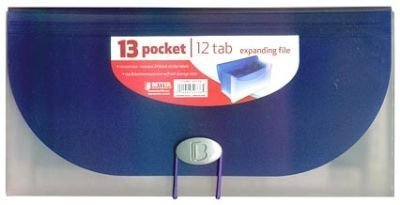 Better Office Products Poly Express File 13 Pocket 