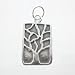 Rectangular Tree of Life Pendant in Sterling Silver with Oxidized Finish, #9183