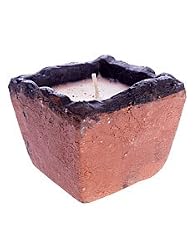 Terra Vasa Vanilla Pound Cake Candle (Small Square)