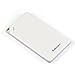 Selectec Ultra-Thin External Backup Battery Pack Power Bank Charger For iPhone iPad Samsung LG HTC BLU Sony Blackberry Nokia Google Nexus Motorola Surface Cell Phone Smartphone Tablet - 4000mAh White