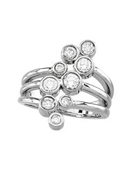 Ann Harrington Jewelry 14k White Gold 1 Ct Tw Diamond Right Hand Ring