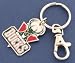 Milwaukee Bucks Keychain with clip