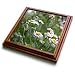 Mountain Mint Flowers - 8x8 Trivet With 6x6 Ceramic Tile
