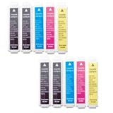 10 Pack (4 Black / 2 Cyan / 2 Magenta / 2 Yellow) - DCP130C DCP330C DCP540CN DCP750CW MFC240C MFC440CN MFC660CN MFC845CW MFC3360C MFC5460CN MFC5860CN Compatibles LC1000 by GFS